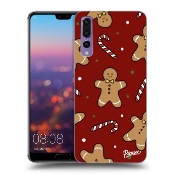 Picasee silikonowe czarne etui na Huawei P20 Pro - Gingerbread 2