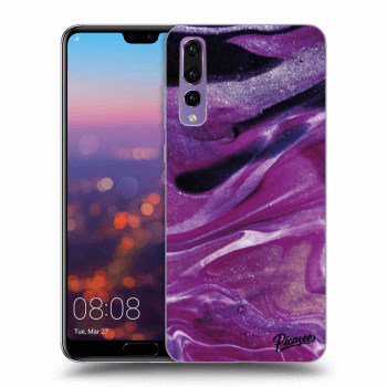 Etui na Huawei P20 Pro - Purple glitter