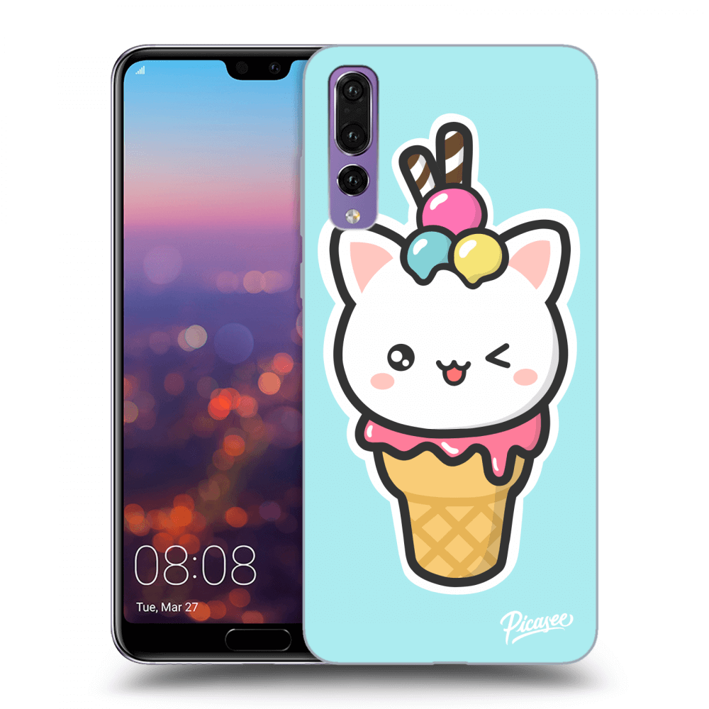 Picasee ULTIMATE CASE pro Huawei P20 Pro - Ice Cream Cat