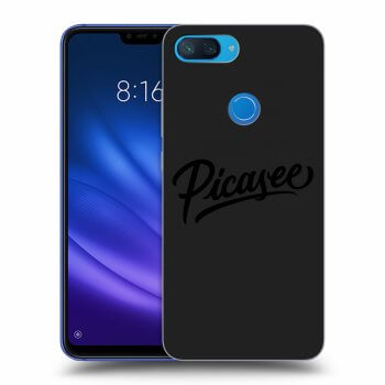 Picasee silikonowe czarne etui na Xiaomi Mi 8 Lite - Picasee - black