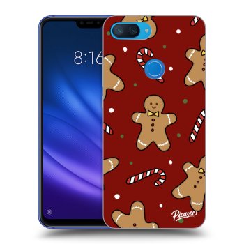Picasee silikonowe czarne etui na Xiaomi Mi 8 Lite - Gingerbread 2