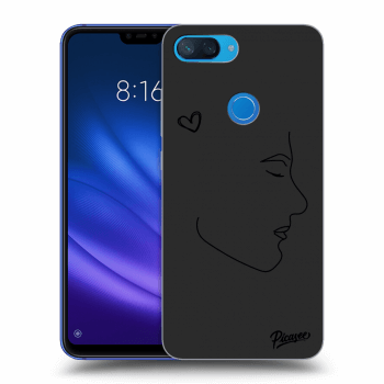 Picasee silikonowe czarne etui na Xiaomi Mi 8 Lite - Couple boy