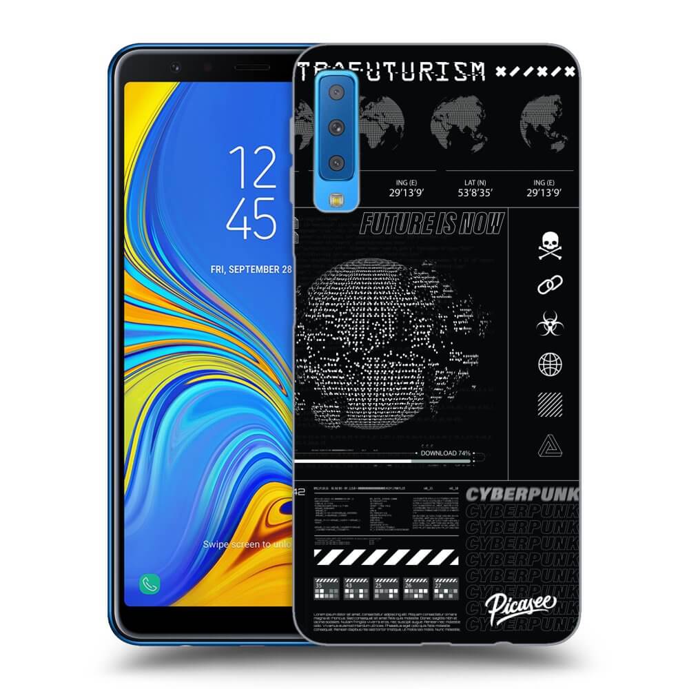 Picasee silikonowe przeźroczyste etui na Samsung Galaxy A7 2018 A750F - FUTURE