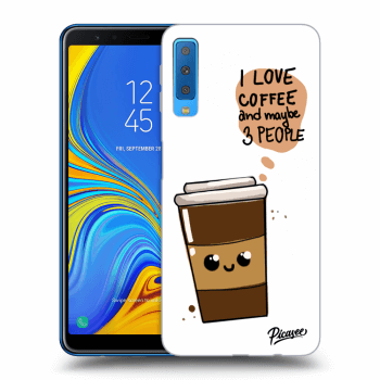 Etui na Samsung Galaxy A7 2018 A750F - Cute coffee