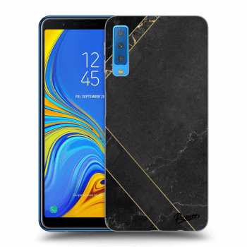 Etui na Samsung Galaxy A7 2018 A750F - Black tile