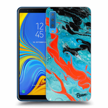 Etui na Samsung Galaxy A7 2018 A750F - Blue Magma