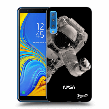 Picasee silikonowe przeźroczyste etui na Samsung Galaxy A7 2018 A750F - Astronaut Big