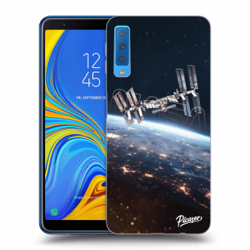 Picasee silikonowe przeźroczyste etui na Samsung Galaxy A7 2018 A750F - Station