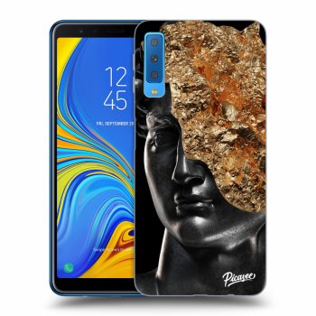 Picasee silikonowe czarne etui na Samsung Galaxy A7 2018 A750F - Holigger