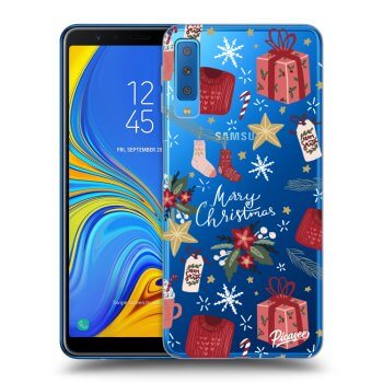 Etui na Samsung Galaxy A7 2018 A750F - Christmas