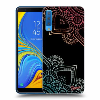 Etui na Samsung Galaxy A7 2018 A750F - Flowers pattern