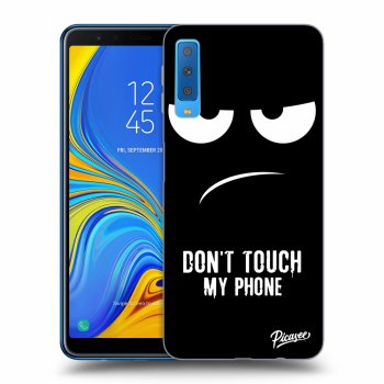 Picasee ULTIMATE CASE pro Samsung Galaxy A7 2018 A750F - Don't Touch My Phone