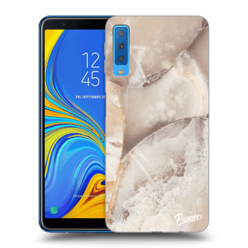 Etui na Samsung Galaxy A7 2018 A750F - Cream marble