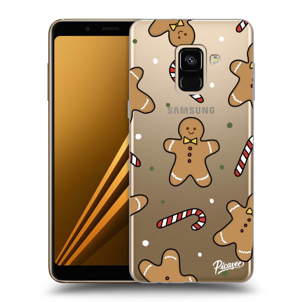Picasee silikonowe przeźroczyste etui na Samsung Galaxy A8 2018 A530F - Gingerbread