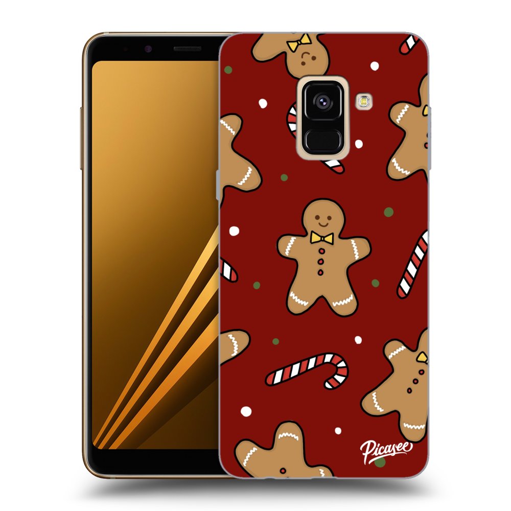 Picasee silikonowe przeźroczyste etui na Samsung Galaxy A8 2018 A530F - Gingerbread 2