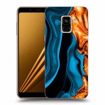 Etui na Samsung Galaxy A8 2018 A530F - Gold blue