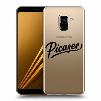 Picasee silikonowe przeźroczyste etui na Samsung Galaxy A8 2018 A530F - Picasee - black