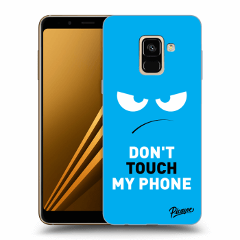 Etui na Samsung Galaxy A8 2018 A530F - Angry Eyes - Blue
