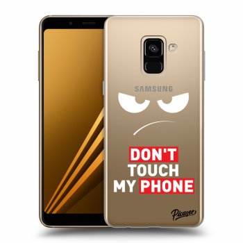 Etui na Samsung Galaxy A8 2018 A530F - Angry Eyes - Transparent
