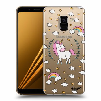 Etui na Samsung Galaxy A8 2018 A530F - Unicorn star heaven