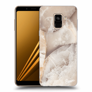 Etui na Samsung Galaxy A8 2018 A530F - Cream marble