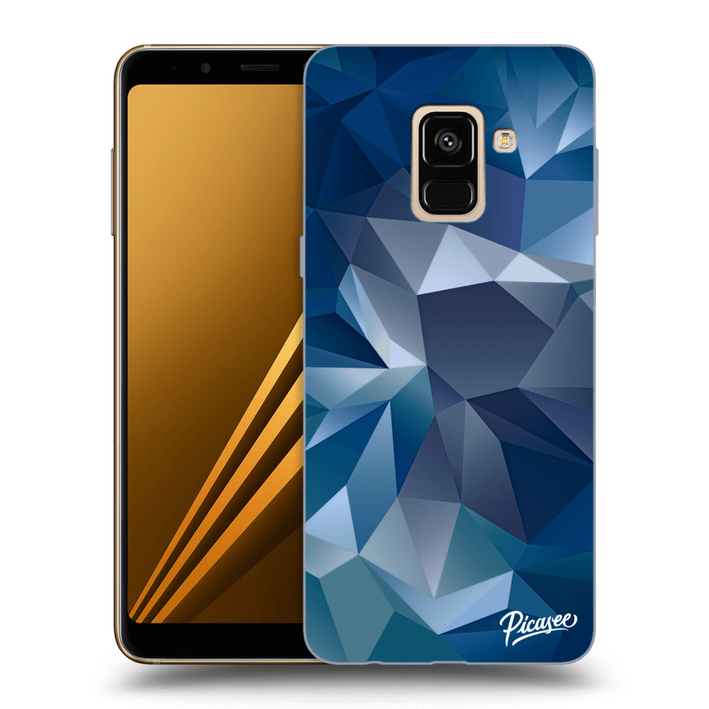 Picasee silikonowe czarne etui na Samsung Galaxy A8 2018 A530F - Wallpaper