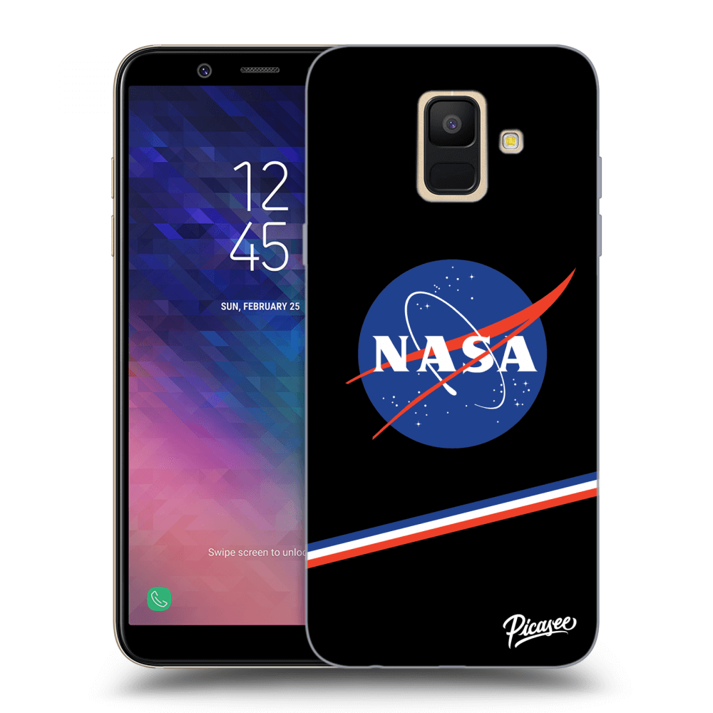 Picasee silikonowe przeźroczyste etui na Samsung Galaxy A6 A600F - NASA Original