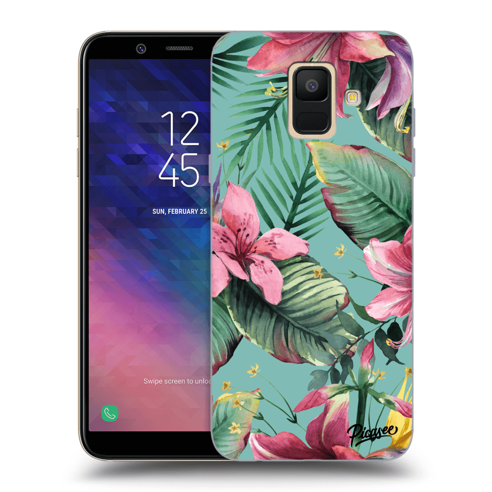 Picasee silikonowe przeźroczyste etui na Samsung Galaxy A6 A600F - Hawaii