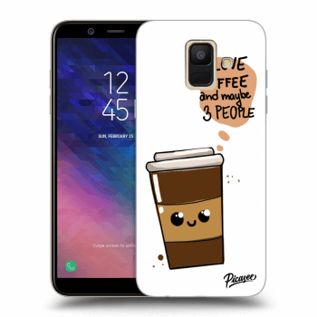 Etui na Samsung Galaxy A6 A600F - Cute coffee