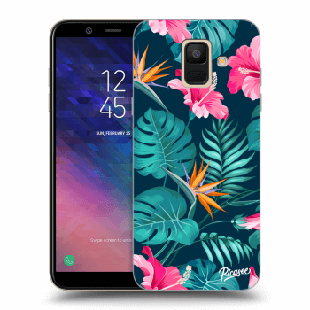 Etui na Samsung Galaxy A6 A600F - Pink Monstera