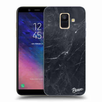 Etui na Samsung Galaxy A6 A600F - Black marble