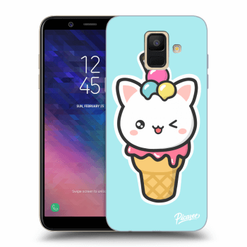 Etui na Samsung Galaxy A6 A600F - Ice Cream Cat
