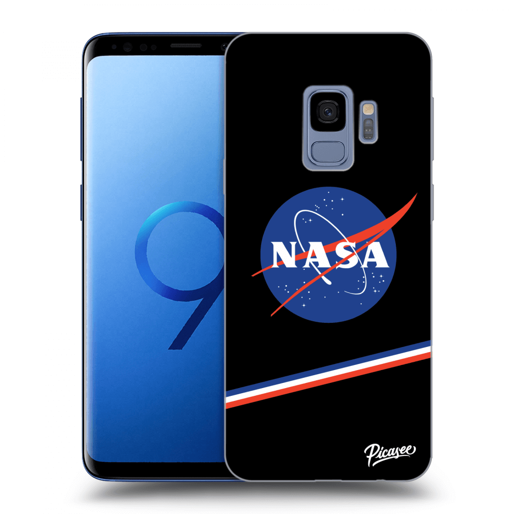 Picasee silikonowe czarne etui na Samsung Galaxy S9 G960F - NASA Original