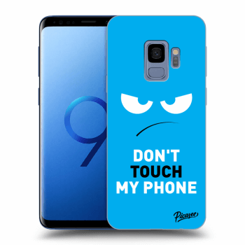 Etui na Samsung Galaxy S9 G960F - Angry Eyes - Blue