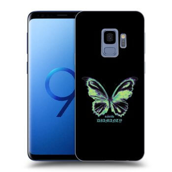 Picasee silikonowe czarne etui na Samsung Galaxy S9 G960F - Diamanty Blue
