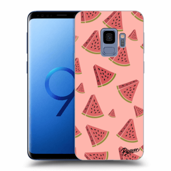 Picasee silikonowe czarne etui na Samsung Galaxy S9 G960F - Watermelon