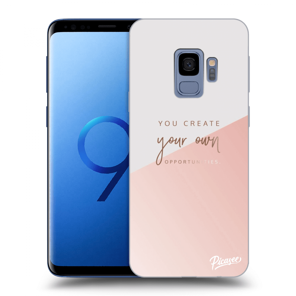 Picasee silikonowe czarne etui na Samsung Galaxy S9 G960F - You create your own opportunities