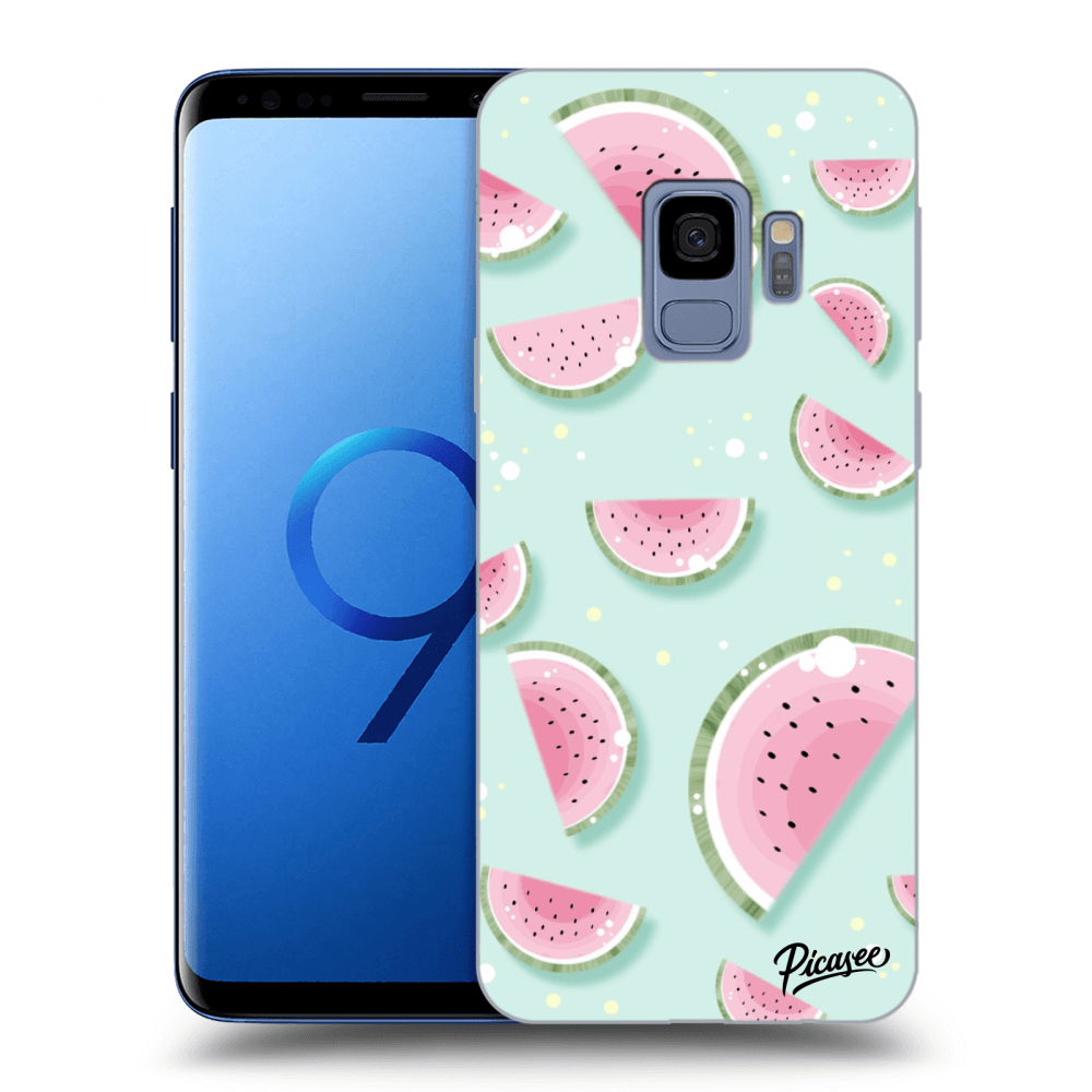 Picasee silikonowe przeźroczyste etui na Samsung Galaxy S9 G960F - Watermelon 2