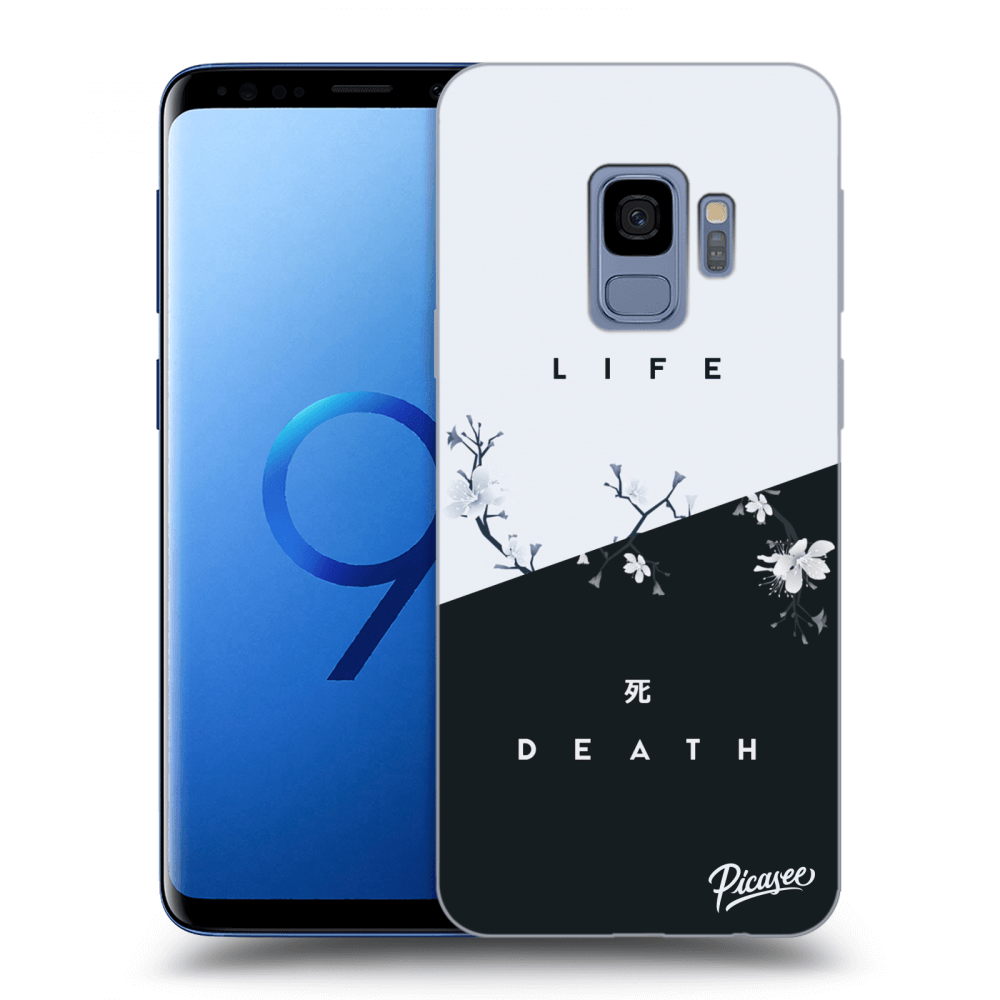 Picasee silikonowe czarne etui na Samsung Galaxy S9 G960F - Life - Death