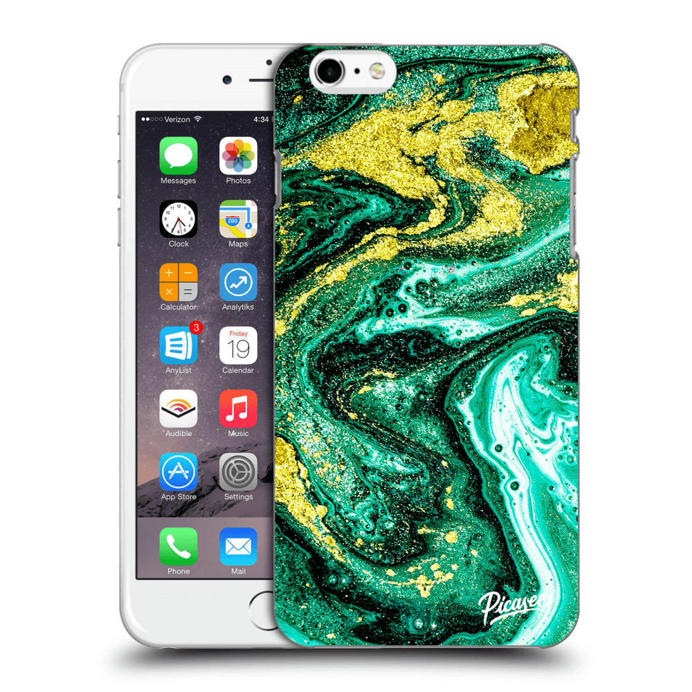 Picasee ULTIMATE CASE pro Apple iPhone 6 Plus/6S Plus - Green Gold