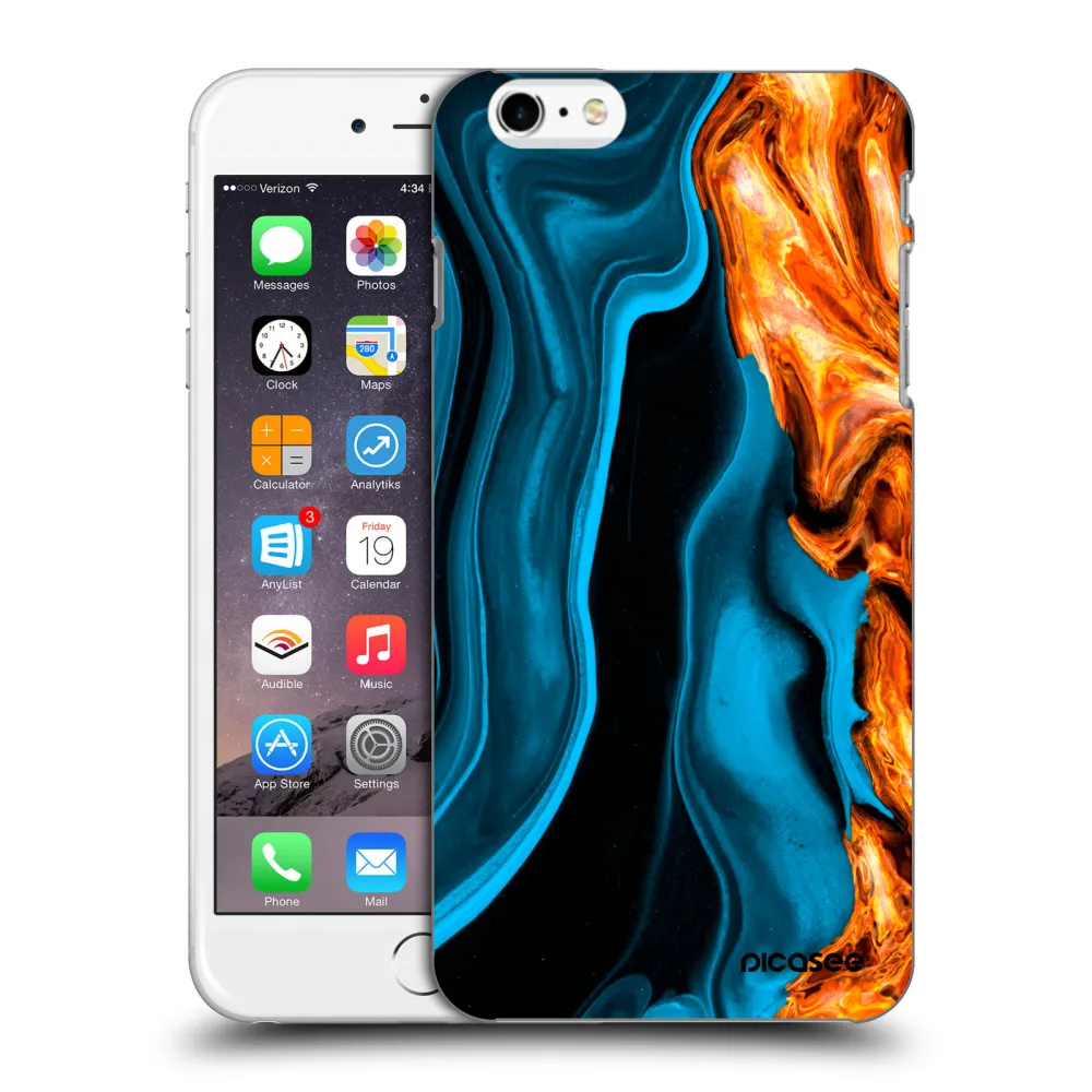Picasee ULTIMATE CASE na Apple iPhone 6 Plus/6S Plus - Gold blue