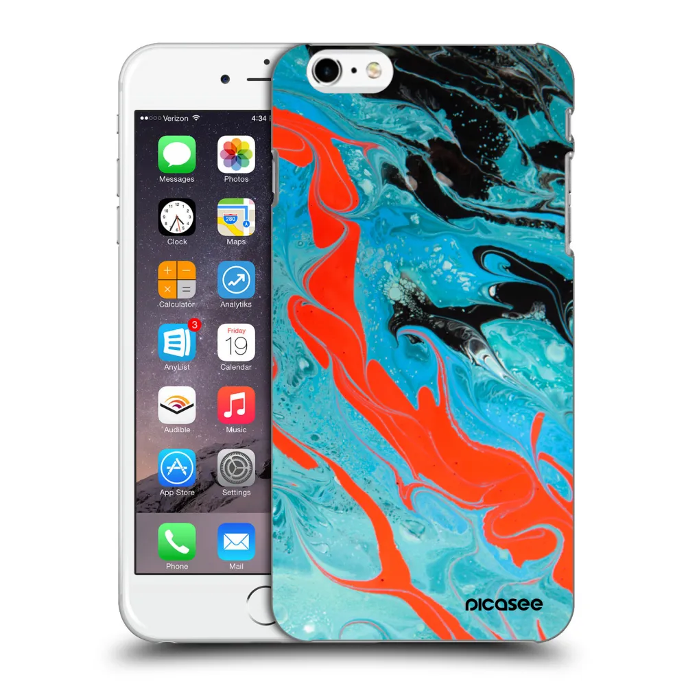 Picasee ULTIMATE CASE na Apple iPhone 6 Plus/6S Plus - Blue Magma