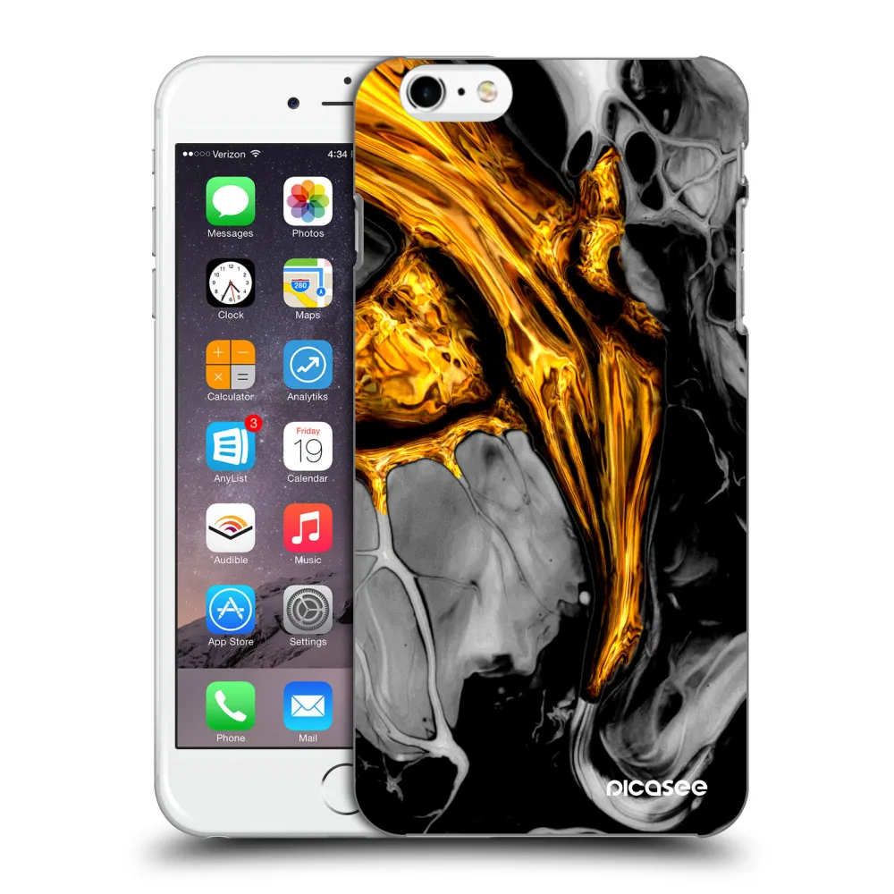 Picasee ULTIMATE CASE na Apple iPhone 6 Plus/6S Plus - Black Gold