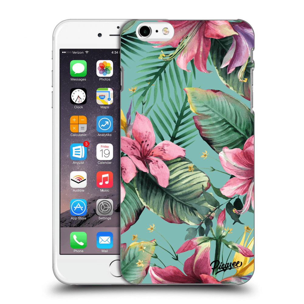 Picasee silikonowe przeźroczyste etui na Apple iPhone 6 Plus/6S Plus - Hawaii