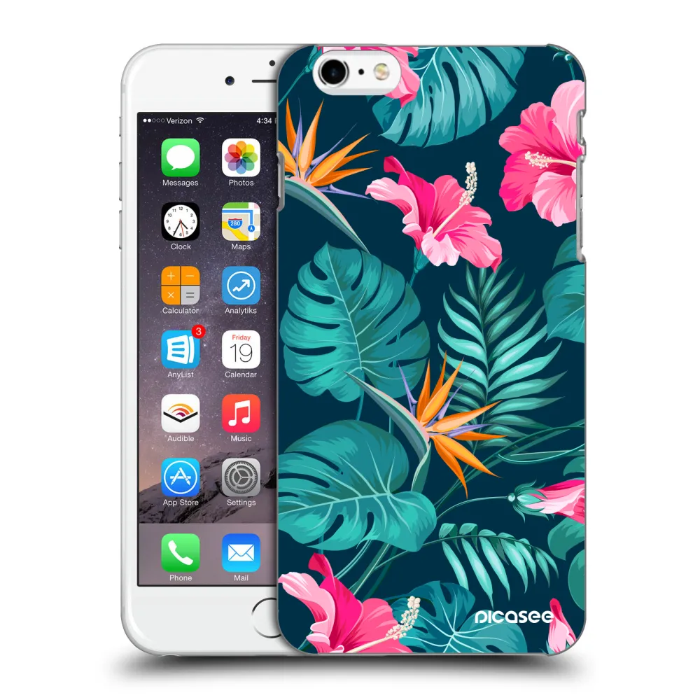 Picasee ULTIMATE CASE na Apple iPhone 6 Plus/6S Plus - Pink Monstera