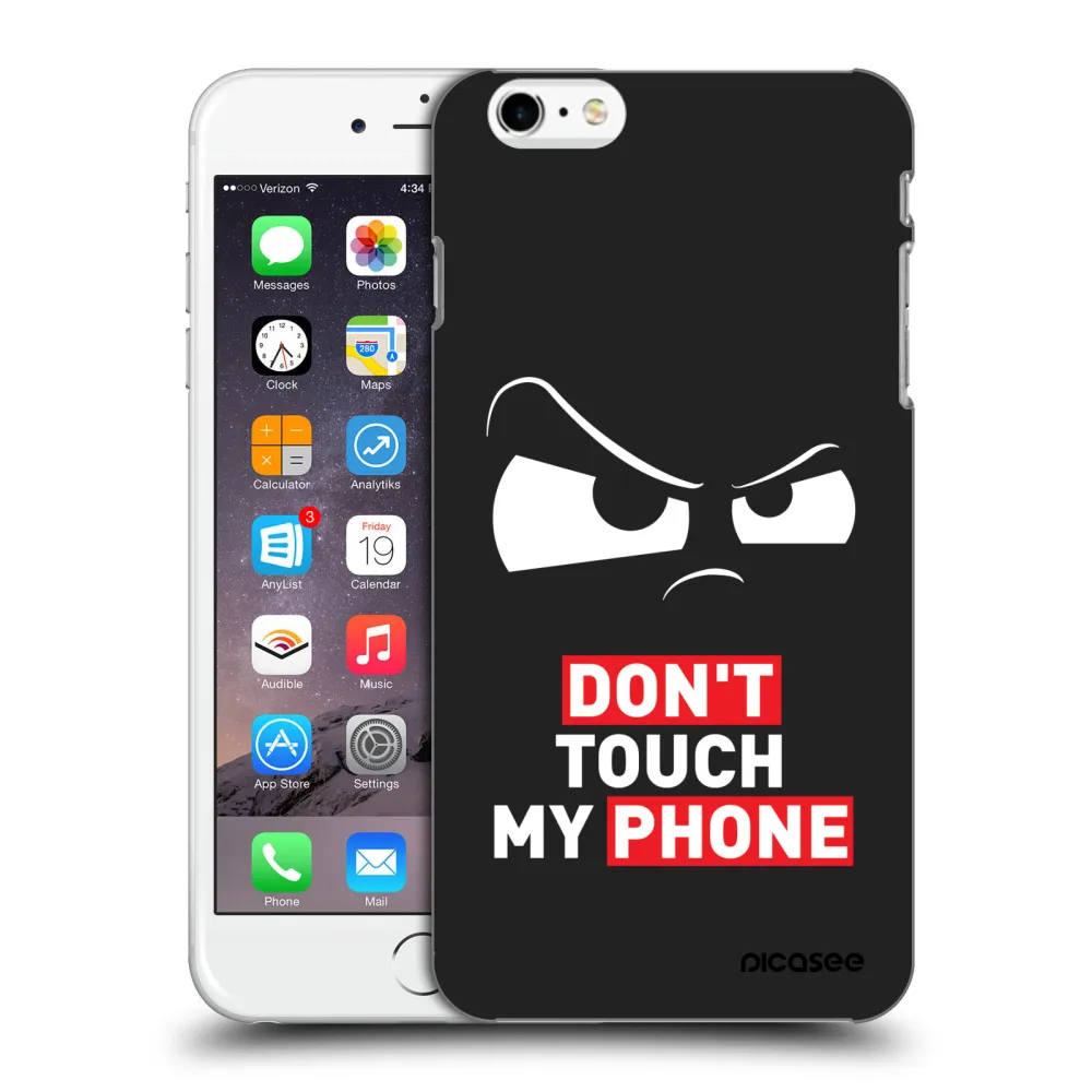 Picasee silikonowe czarne etui na Apple iPhone 6 Plus/6S Plus - Cloudy Eye - Transparent