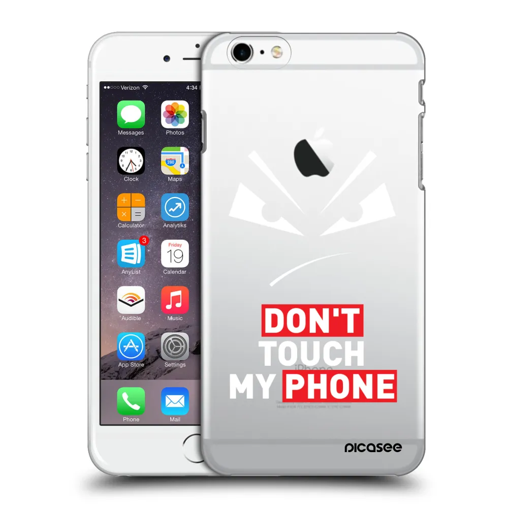 Picasee silikonowe przeźroczyste etui na Apple iPhone 6 Plus/6S Plus - Evil Eye - Transparent