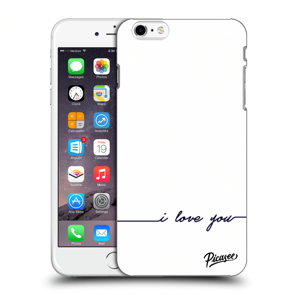 Picasee ULTIMATE CASE pro Apple iPhone 6 Plus/6S Plus - I love you