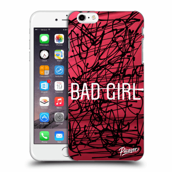 Picasee silikonowe przeźroczyste etui na Apple iPhone 6 Plus/6S Plus - Bad girl