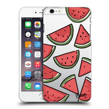 Picasee silikonowe przeźroczyste etui na Apple iPhone 6 Plus/6S Plus - Melone